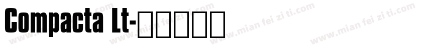 Compacta Lt字体转换